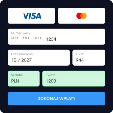 Dodanie środków w Platforma Immediate Fastx dla inwestorów